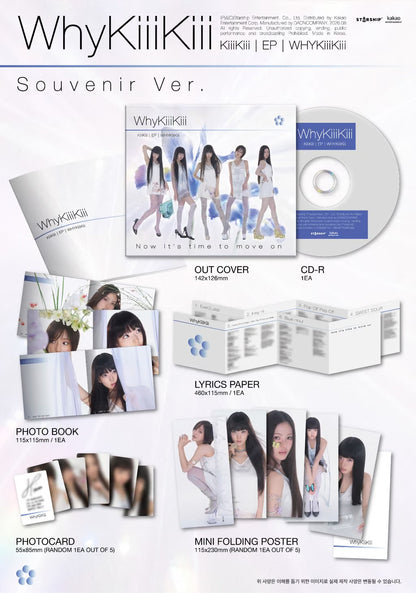 (PRE-ORDER) KIIIKIII - EP [WHYKIIIKIII] SOUVENIR VER. (DIGIPACK)