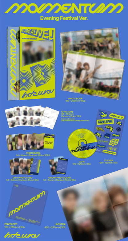 (PRE-ORDER) HRTZ.WAV - 2ND MINI ALBUM [THE SECOND WAVE : MOMENTUM] (2 VERSIONS)