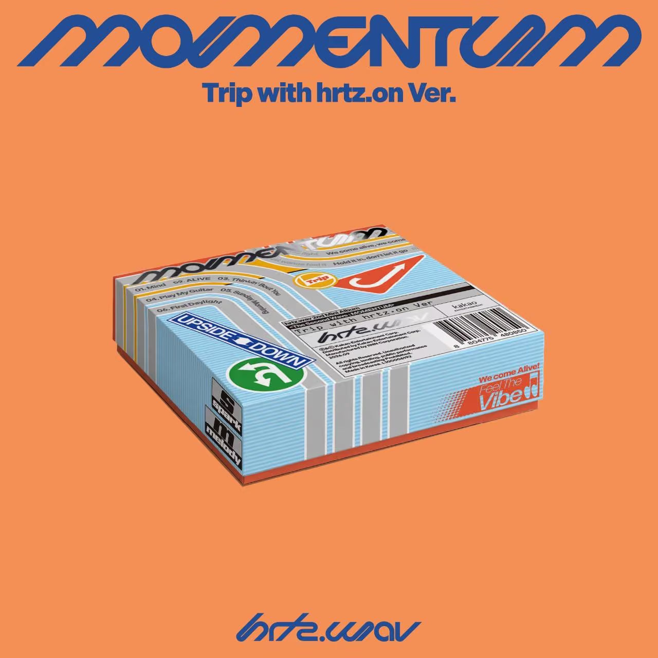 (PRE-ORDER) HRTZ.WAV - 2ND MINI ALBUM [THE SECOND WAVE: MOMENTUM] (TRIP WITH HRTZ.ON VER.)