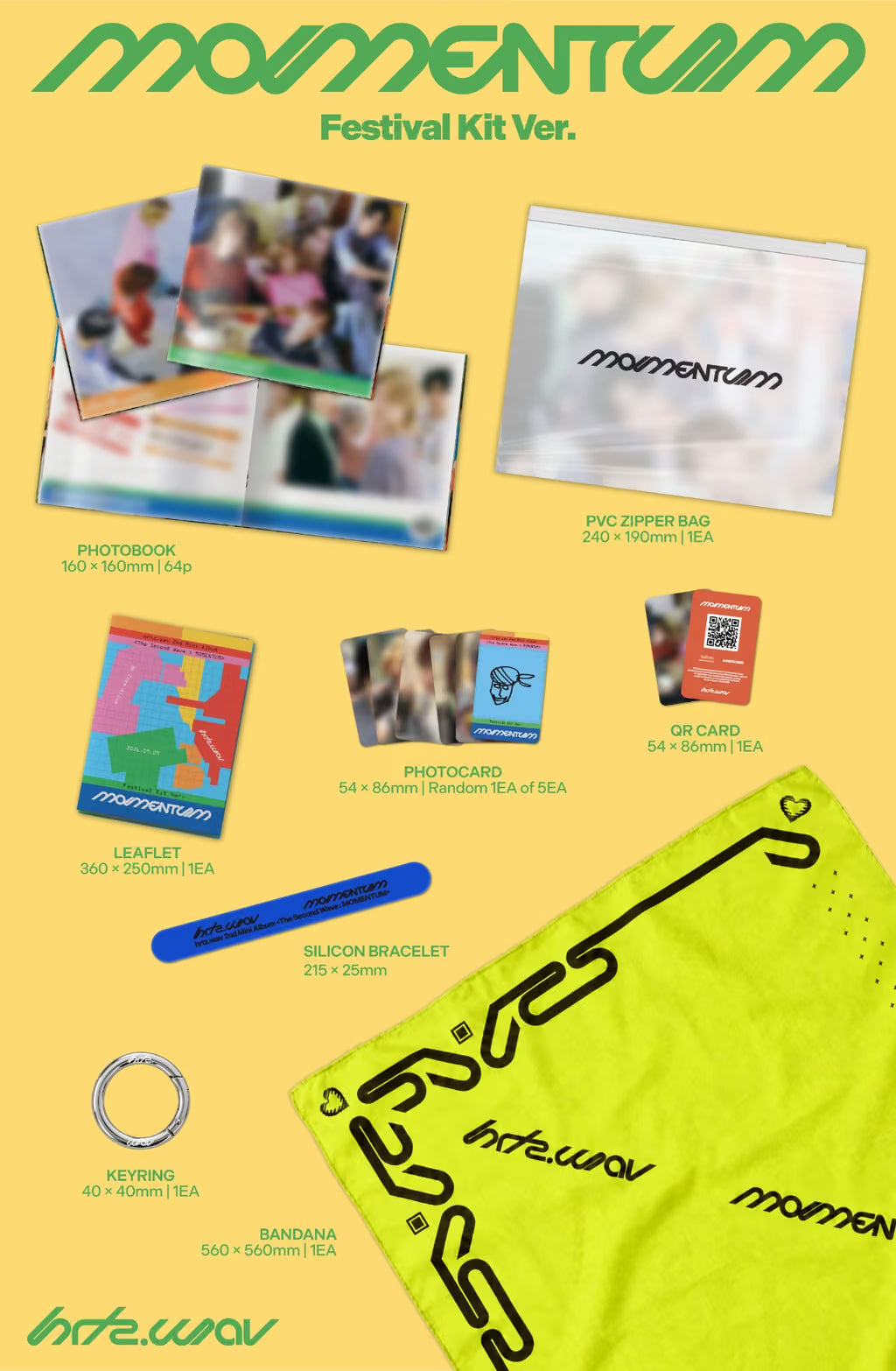(PRE-ORDER) HRTZ.WAV - 2ND MINI ALBUM [THE SECOND WAVE : MOMENTUM] (FESTIVAL KIT VER.)