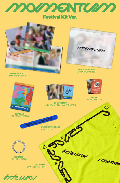 (PRE-ORDER) HRTZ.WAV - 2ND MINI ALBUM [THE SECOND WAVE : MOMENTUM] (FESTIVAL KIT VER.)