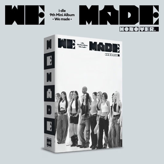 (PRÉCOMMANDE) I-DLE - 9ÈME MINI ALBUM [WE MADE] (A VER.)