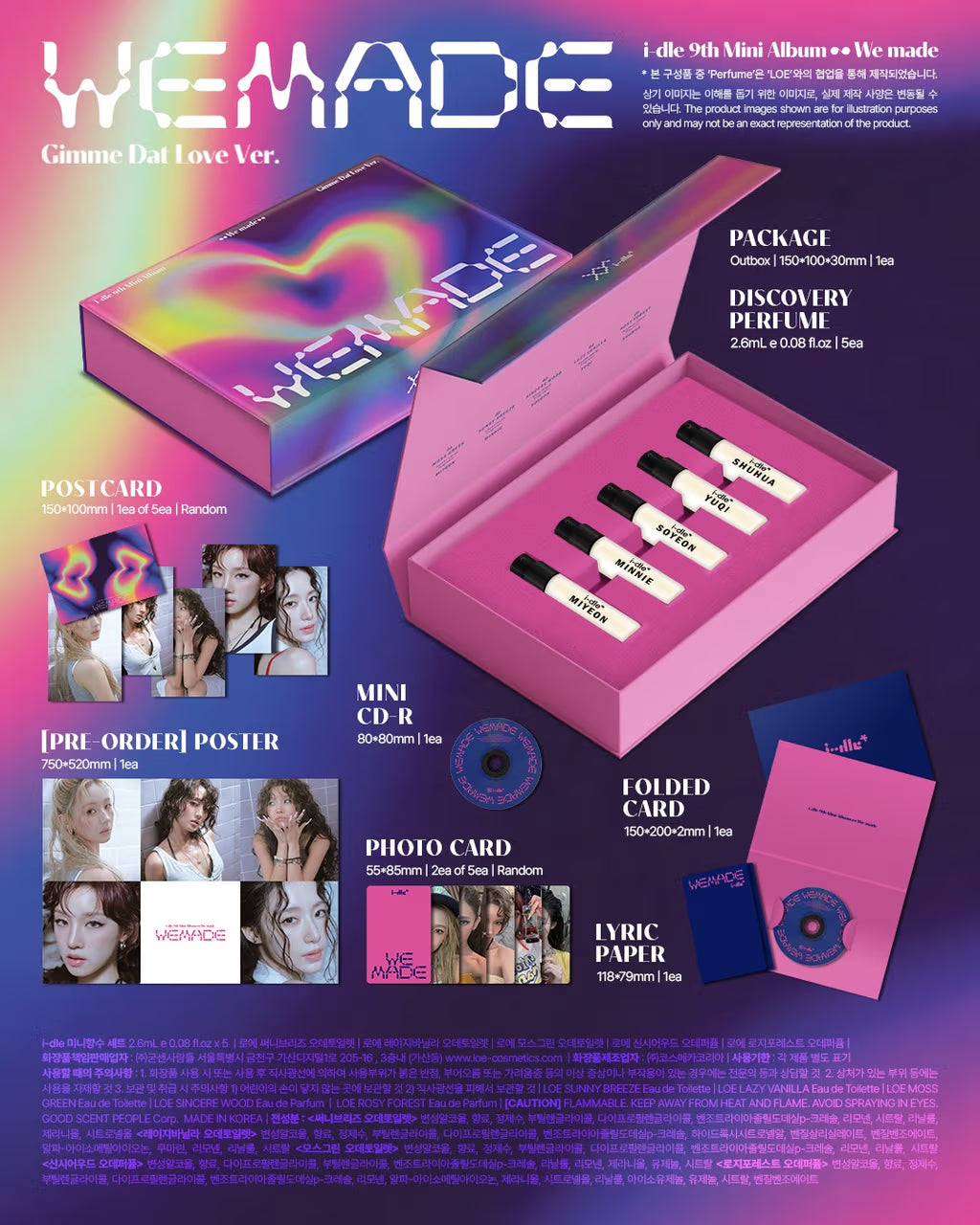 I-DLE - 9TH MINI ALBUM [WE MADE] (GIMME DAT LOVE VER.)