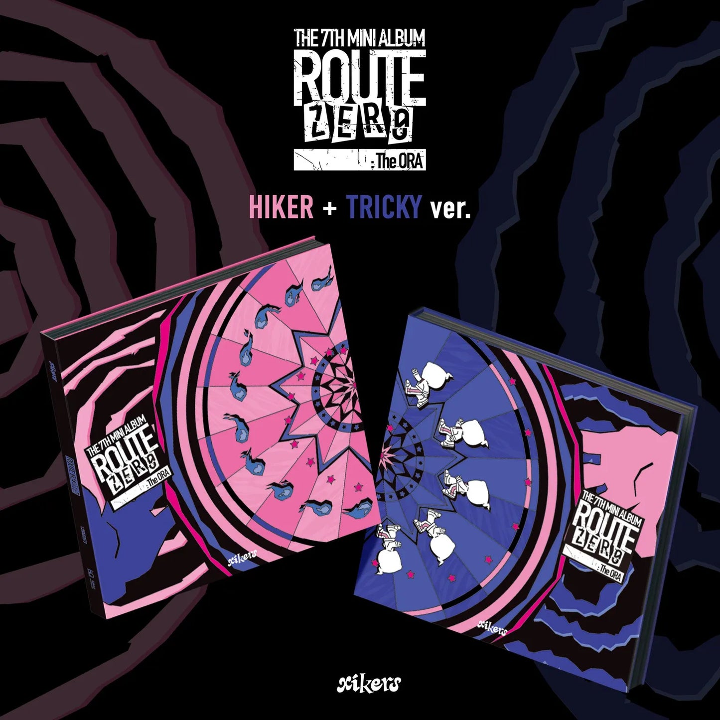 (PRE-ORDER) XIKERS - 7TH MINI ALBUM [ROUTE ZERO : THE ORA] (2 VERSIONS) RANDOM - LightUpK