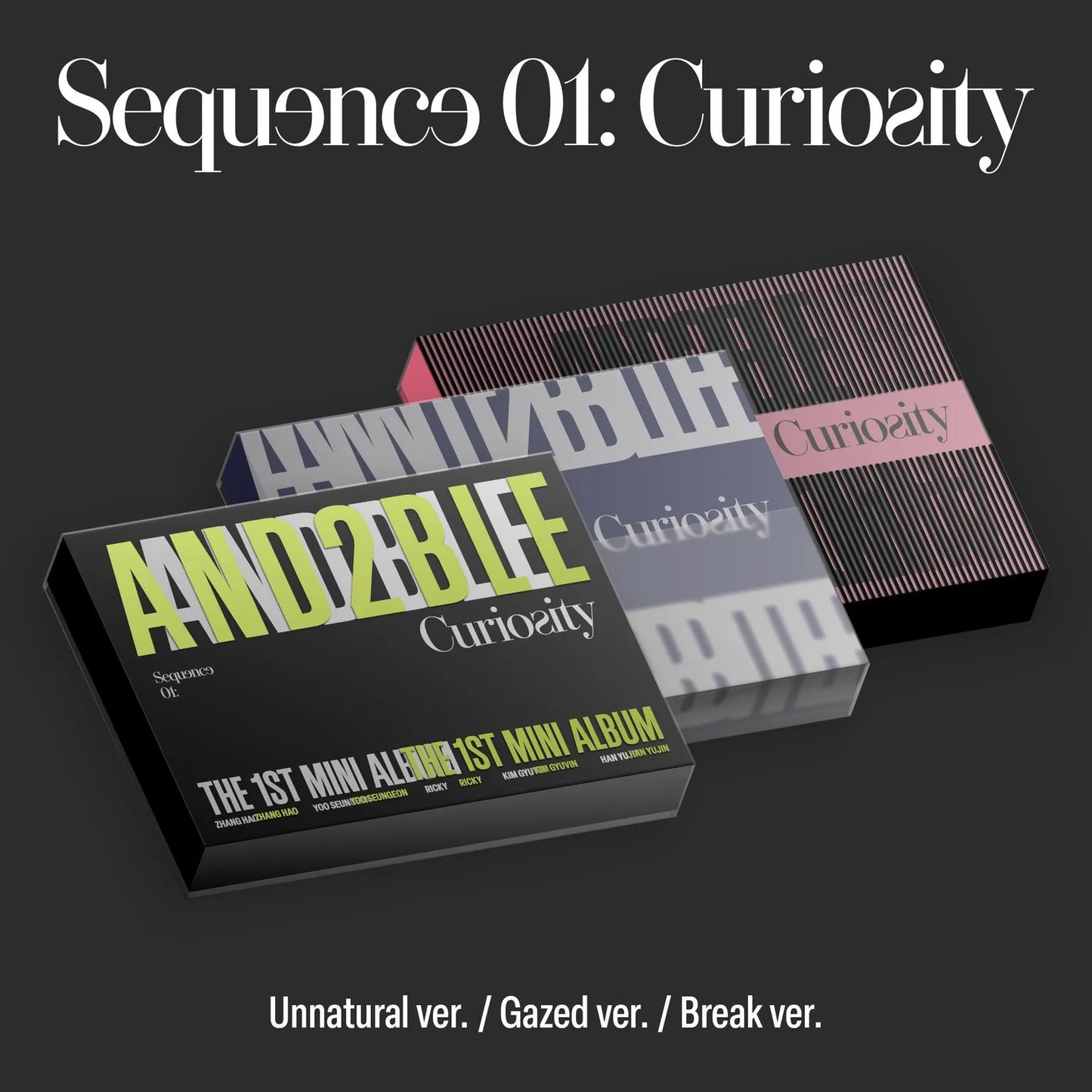 (PRE-ORDER) AND2BLE -1ST MINI ALBUM [SEQUENCE 01: CURIOSITY] (3 VERSIONS) RANDOM
