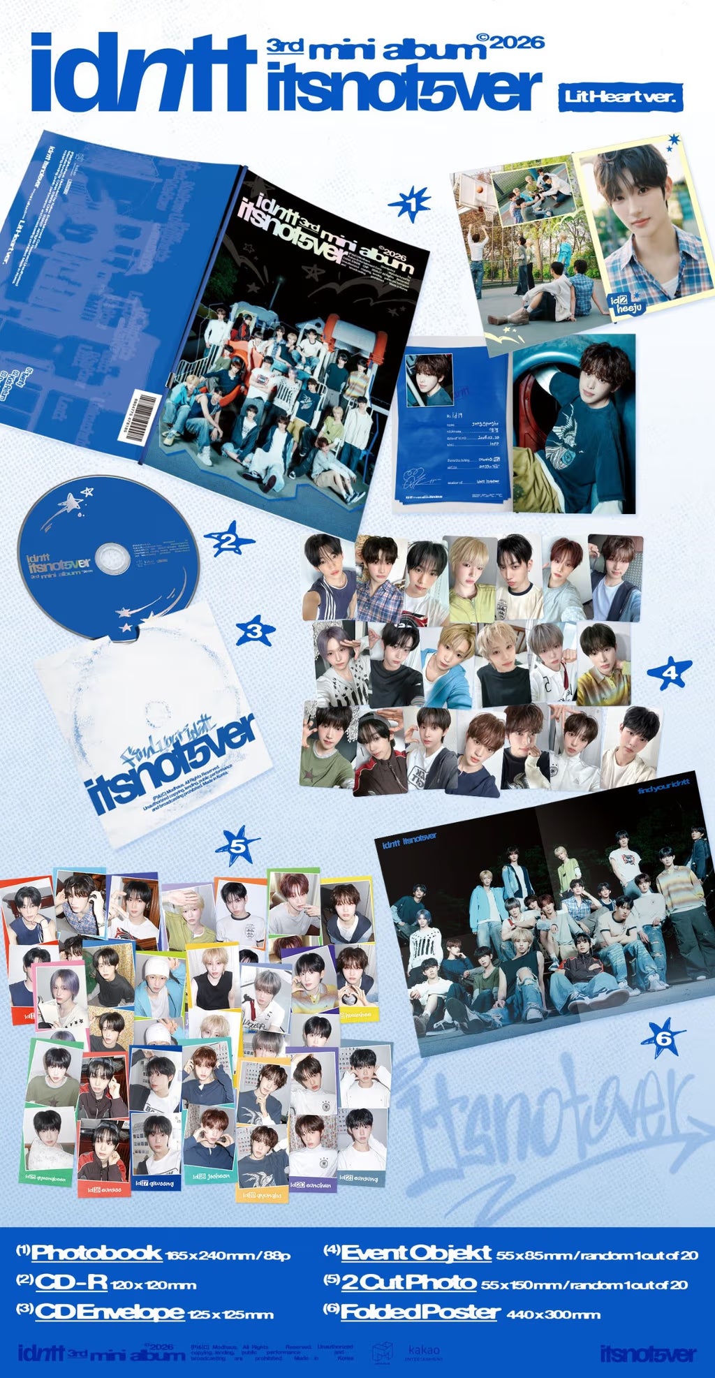 (PRE-ORDER) IDNTT - 3RD MINI ALBUM [ITSNOTOVER] (2 VERSIONS) RANDOM