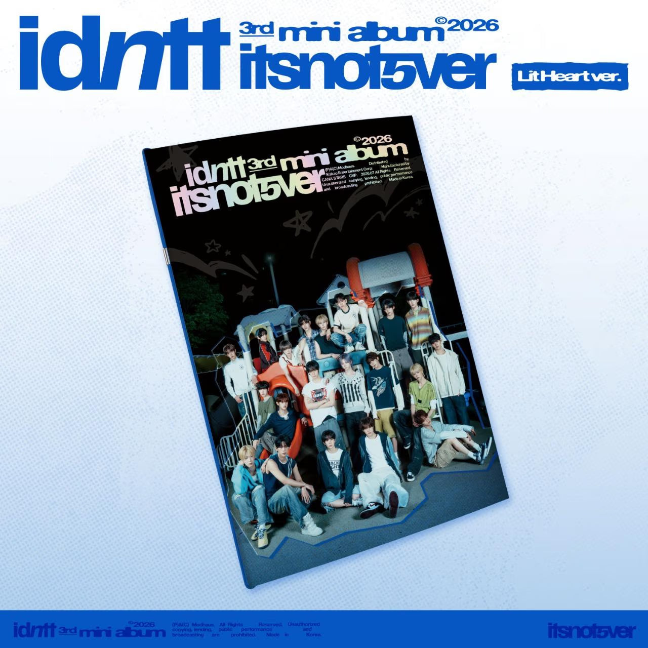 (PRE-ORDER) IDNTT - 3RD MINI ALBUM [ITSNOTOVER] (2 VERSIONS) RANDOM
