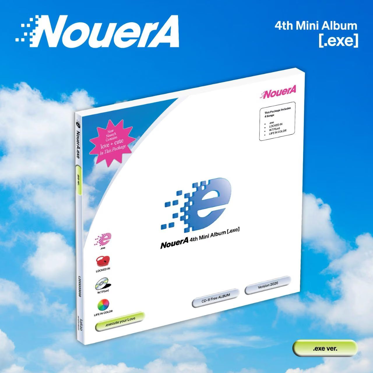 (PRE-ORDER) NOUERA - 4TH MINI ALBUM [.EXE] (.EXE VER.)