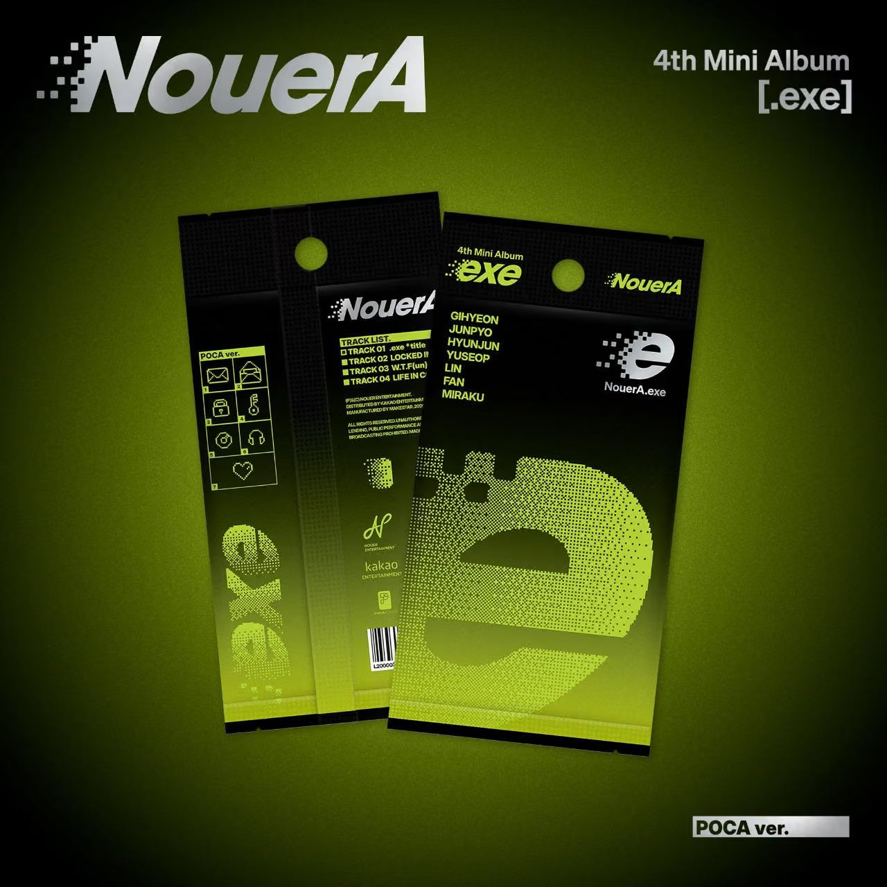 (PRE-ORDER) NOUERA - 4TH MINI ALBUM [.EXE] (POCA VER.)