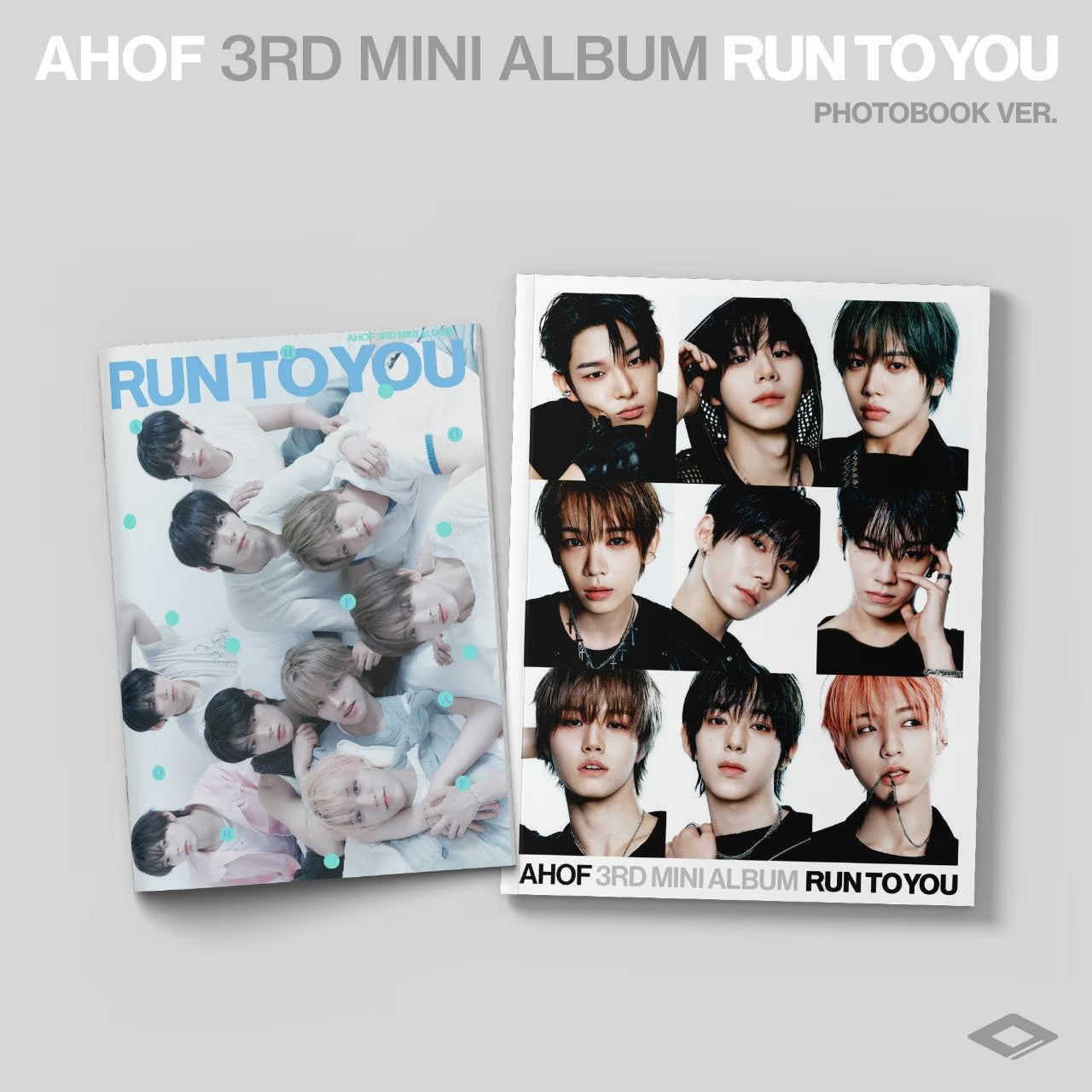 (PRÉCOMMANDE) AHOF - 3ÈME MINI ALBUM [RUN TO YOU] (VERSION PHOTOCARD) (2 VERSIONS) ALÉATOIRE