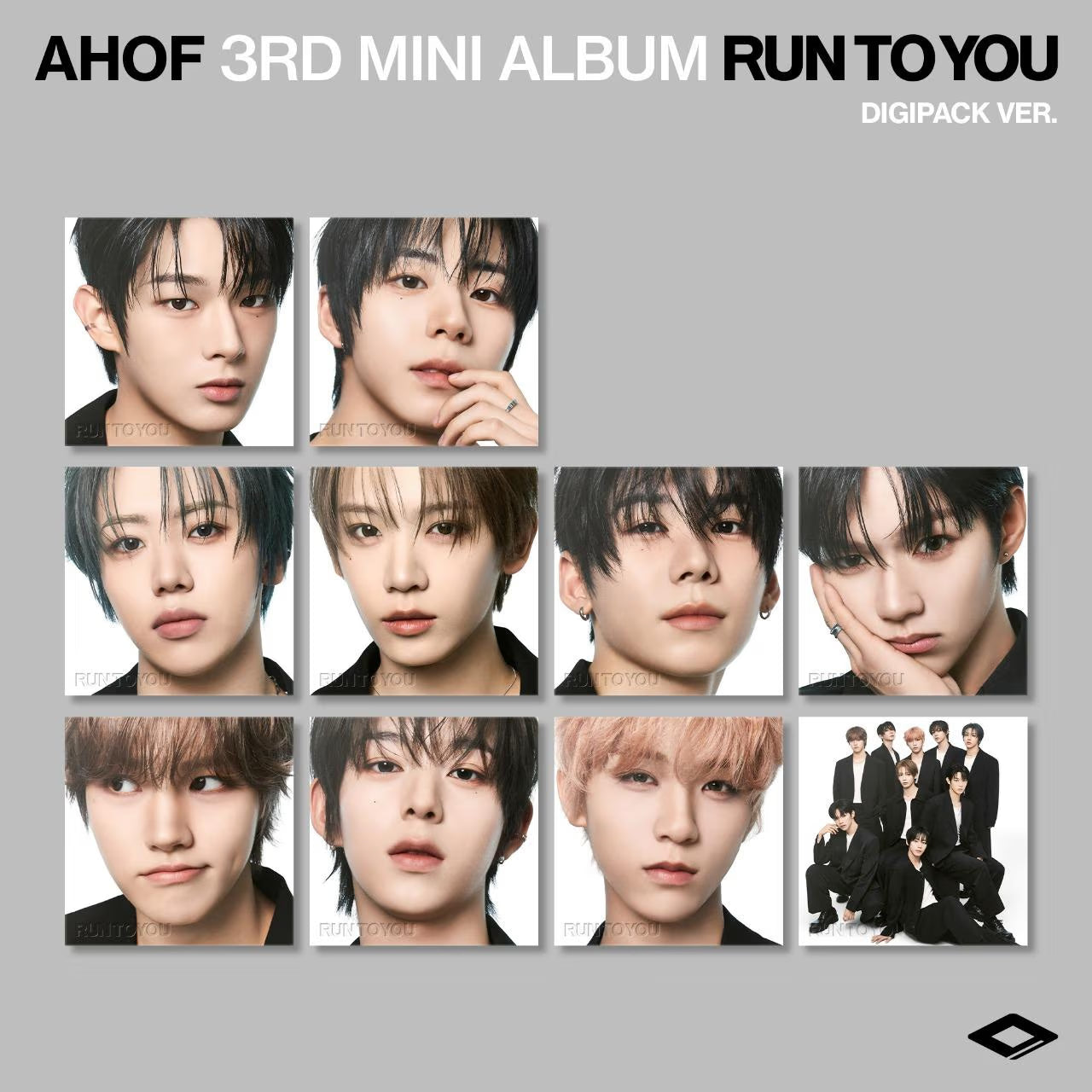(PRE-ORDER) AHOF - 3RD MINI ALBUM [RUN TO YOU] (DIGIPACK VER.) (10 VERSIONS) RANDOM