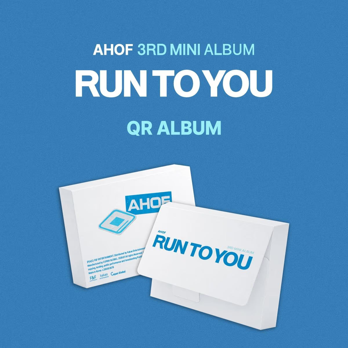 AHOF - 3RD MINI ALBUM [RUN TO YOU] (QR ALBUM VER.)