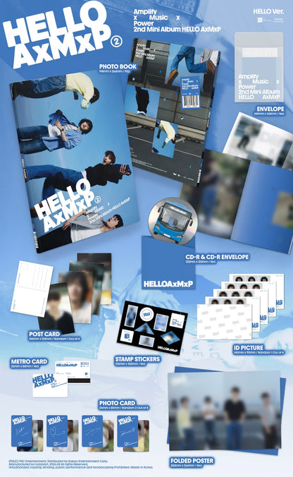 (PRE-ORDER) AXMXP - 2ND MINI ALBUM [HELLO AXMXP] (2 VERSIONS)
