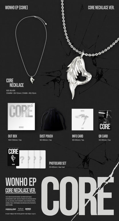 (PRE-ORDER) WONHO - EP [CORE] (CORE NECKLACE VER.)