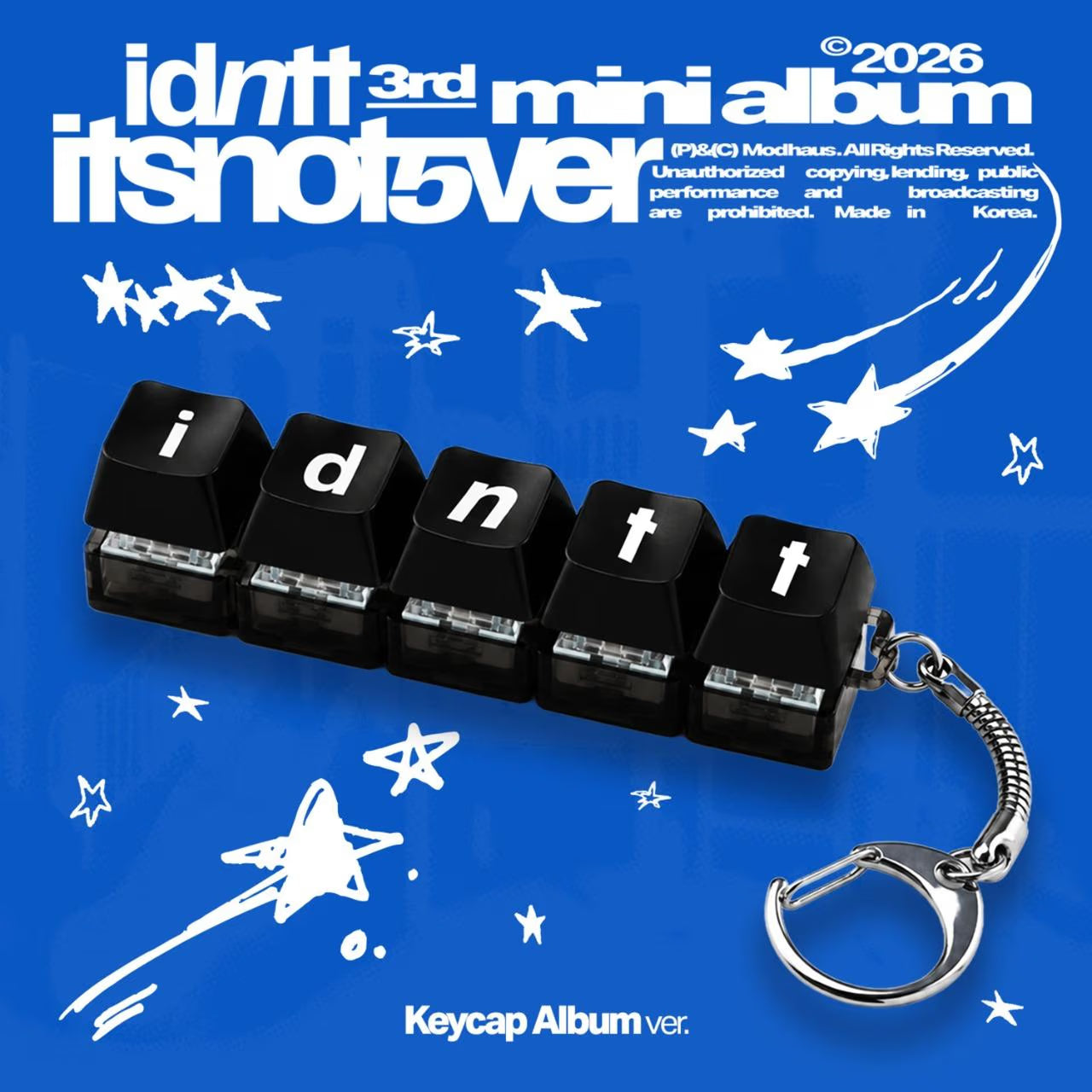 (PRÉCOMMANDE) IDNTT - 3E MINI ALBUM [ITSNOTOVER] (ALBUM KEYCAP)
