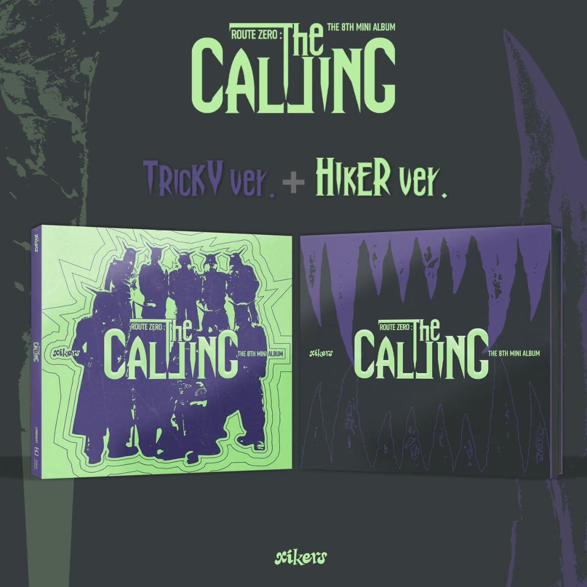 (PRE-ORDER) XIKERS - 8TH MINI ALBUM [ROUTE ZERO : THE CALLING] (2 VERSIONS) RANDOM - LightUpK