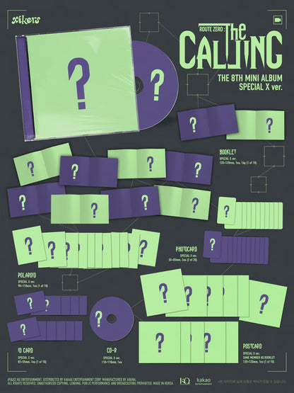 (PRE-ORDER) XIKERS - 8TH MINI ALBUM [ROUTE ZERO : THE CALLING] (SPECIAL X VER.)