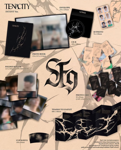 (PRE-ORDER) SF9 - 2ND ALBUM [TENACITY] (3 VERSIONS) RANDOM