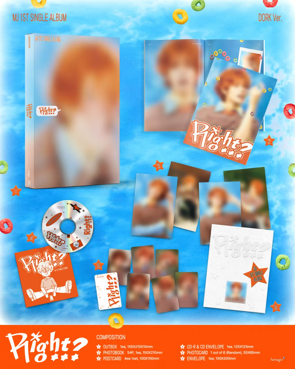 (PRE-ORDER) MJ - SINGLE ALBUM [RIGHT..?] (2 VERSIONS) RANDOM