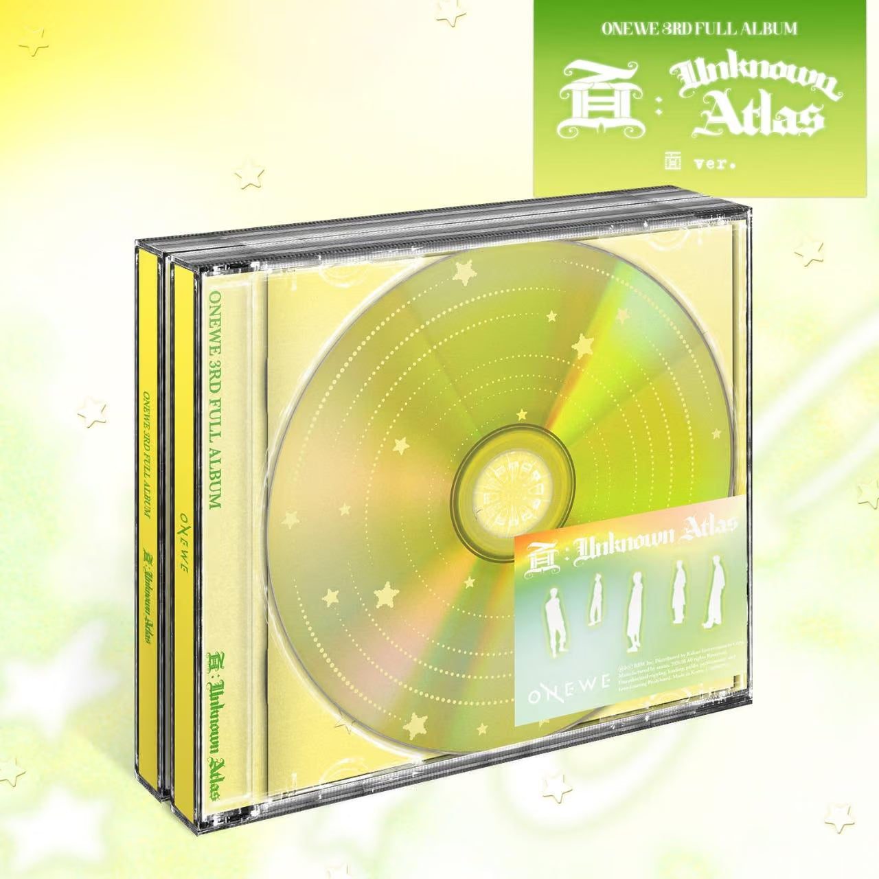 (PRE-ORDER) ONEWE - 3RD FULL ALBUM [面 : UNKNOWN ATLAS] (面 VER.)