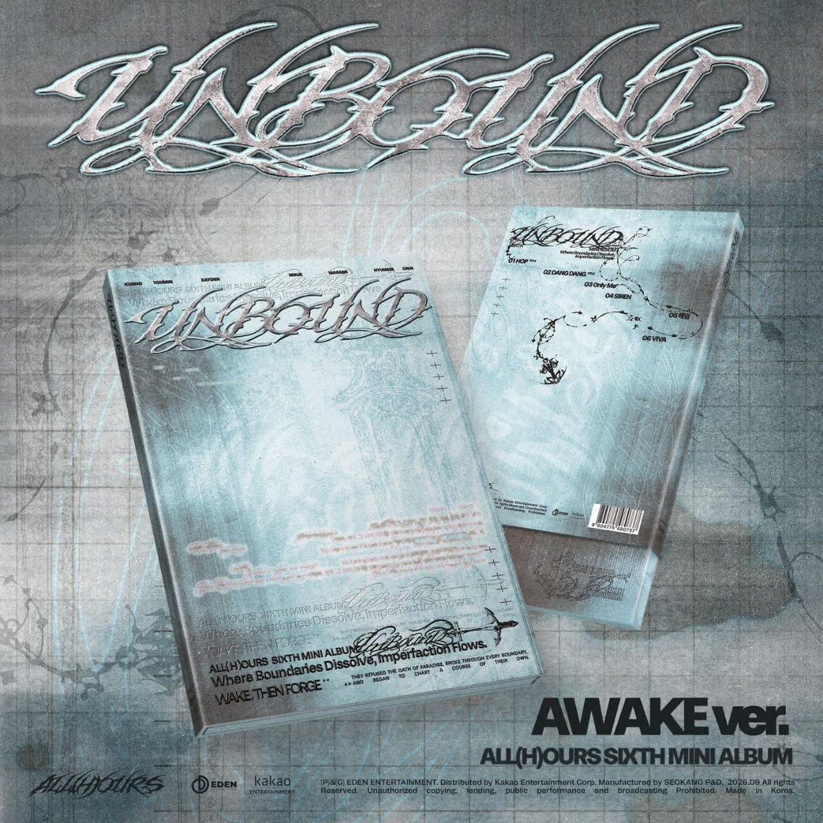 (PRE-ORDER) ALL(H)OURS - 6TH MINI ALBUM [UNBOUND] (2 VERSIONS) RANDOM