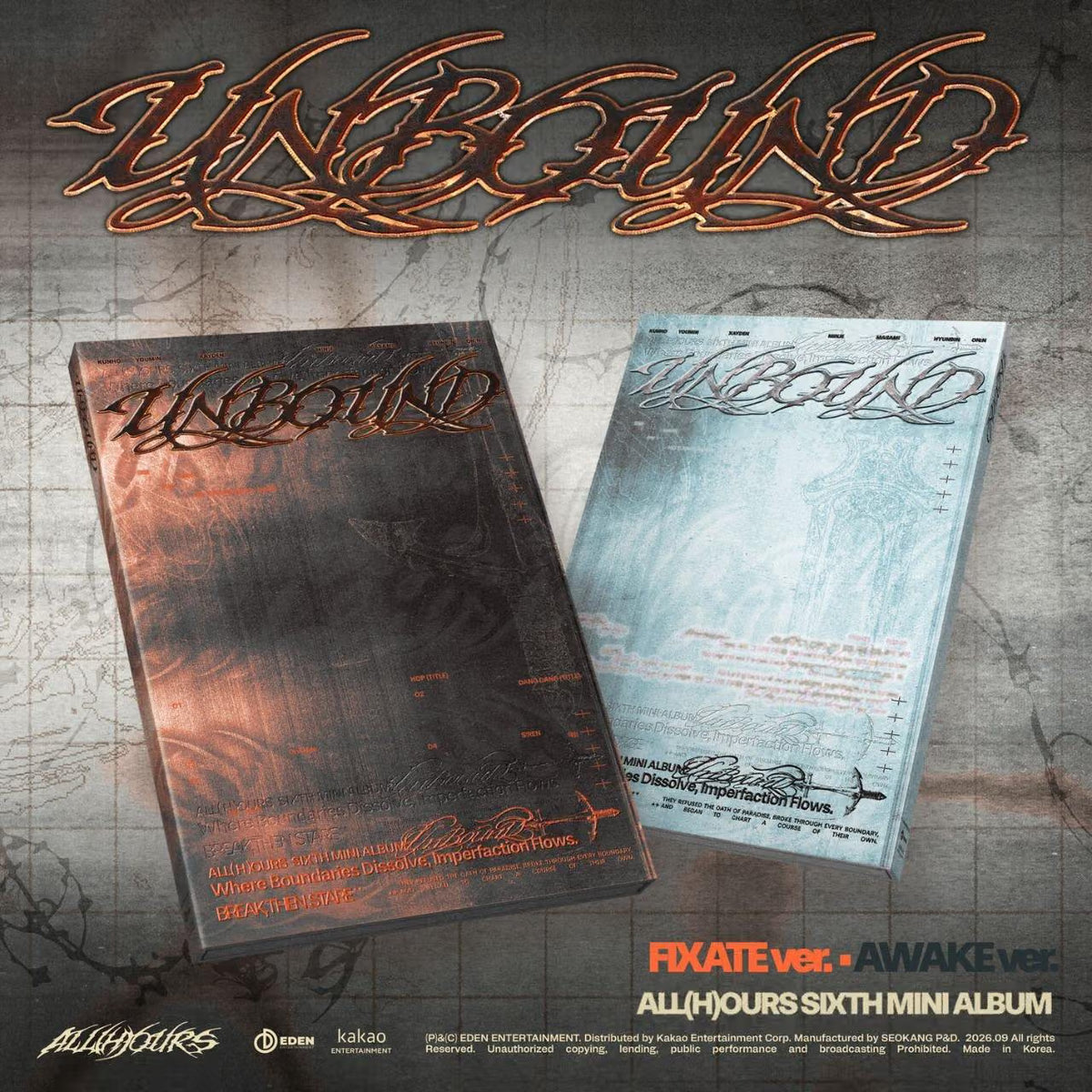 (PRE-ORDER) ALL(H)OURS - 6TH MINI ALBUM [UNBOUND] (2 VERSIONS) RANDOM