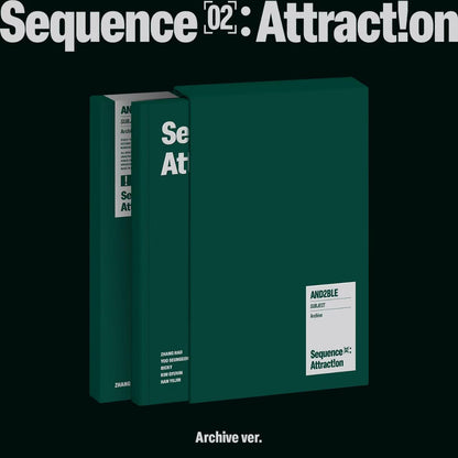 (PRE-ORDER) AND2BLE - 2ST MINI ALBUM [SEQUENCE 02: ATTRACTION] (3 VERSIONS) RANDOM - LightUpK