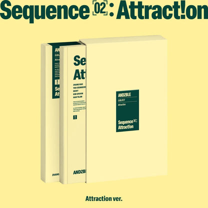 (PRE-ORDER) AND2BLE - 2ST MINI ALBUM [SEQUENCE 02: ATTRACTION] (3 VERSIONS) RANDOM - LightUpK
