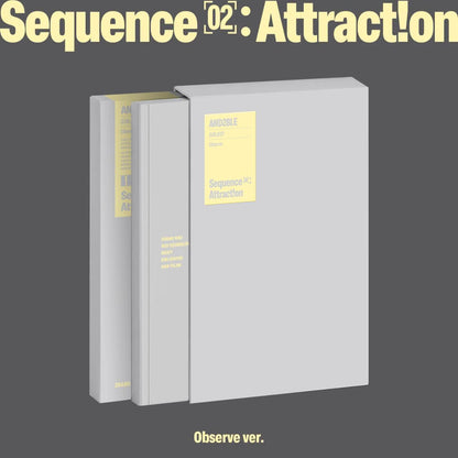 (PRE-ORDER) AND2BLE - 2ST MINI ALBUM [SEQUENCE 02: ATTRACTION] (3 VERSIONS) RANDOM - LightUpK