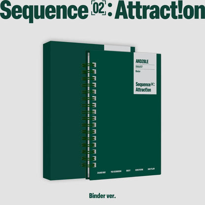 (PRE-ORDER) AND2BLE - 2ST MINI ALBUM [SEQUENCE 02: ATTRACTION] (BINDER VER.) - LightUpK