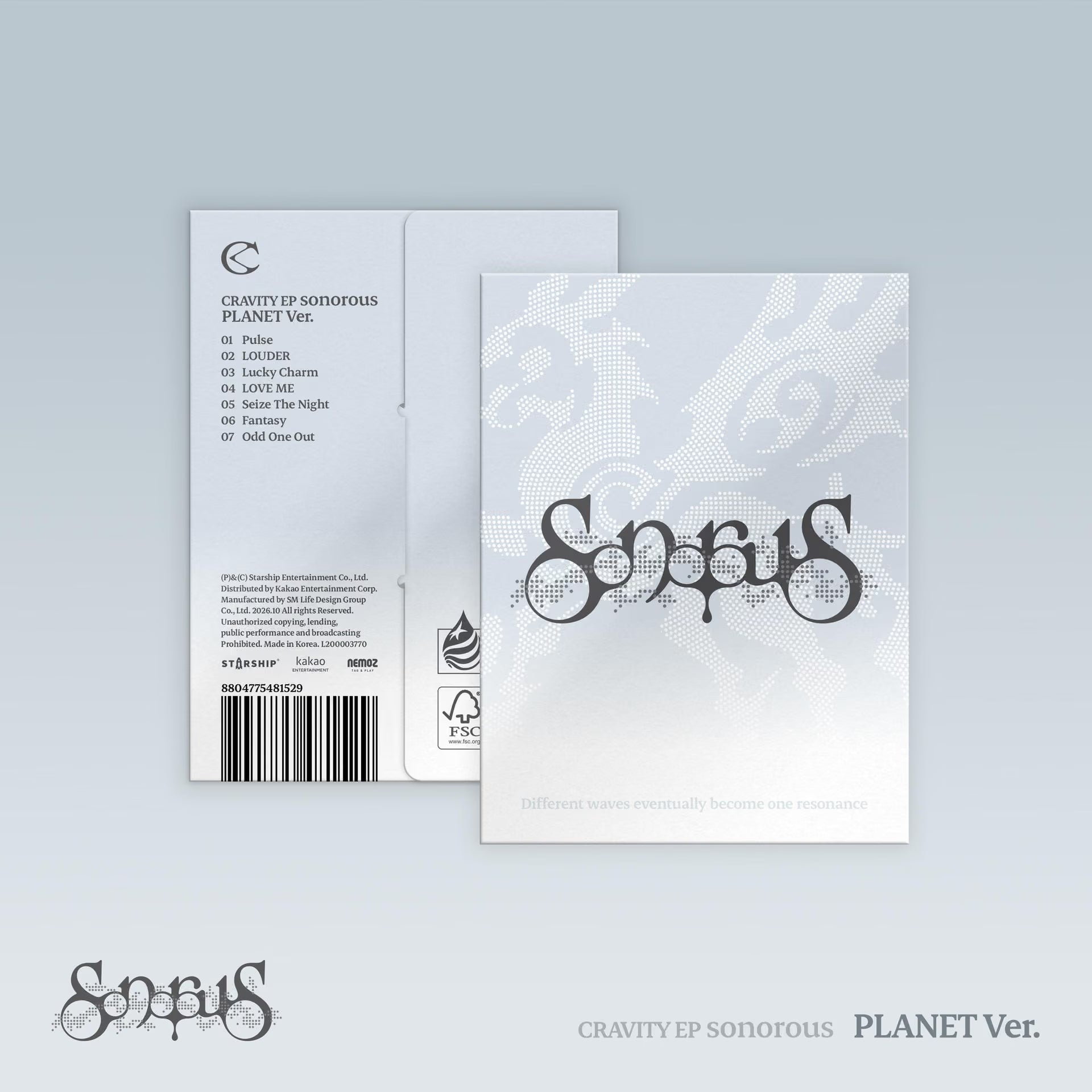 (PRE-ORDER) CRAVITY - EP [SONOROUS] (PLANET VER.)