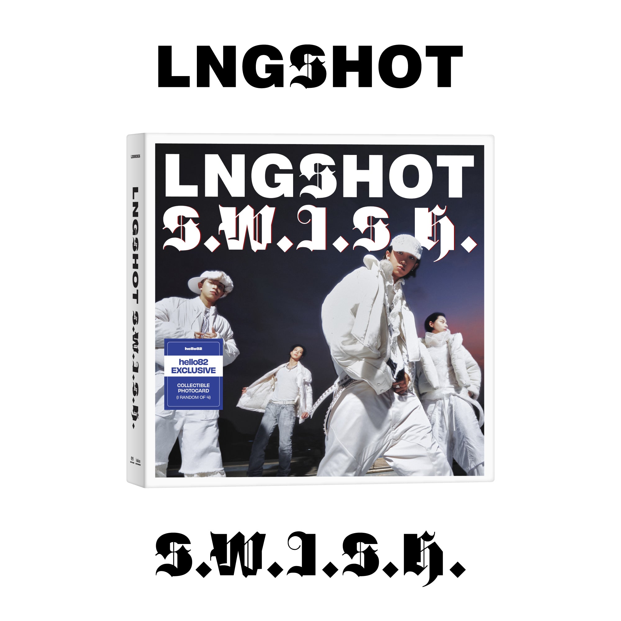 (PRE-ORDER) [hello82] [hello82 EXCLUSIVE] LNGSHOT - EP [S.W.I.S.H.] (STANDARD VER.) (5 VERSIONS)