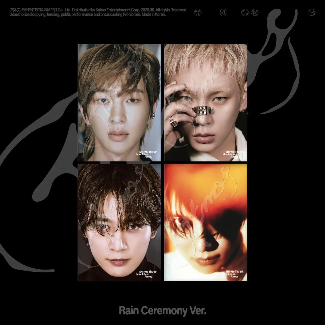(PRE-ORDER) SHINEE - 6TH MINI ALBUM [ATMOS] (RAIN CEREMONY VER.) (4 VERSIONS)