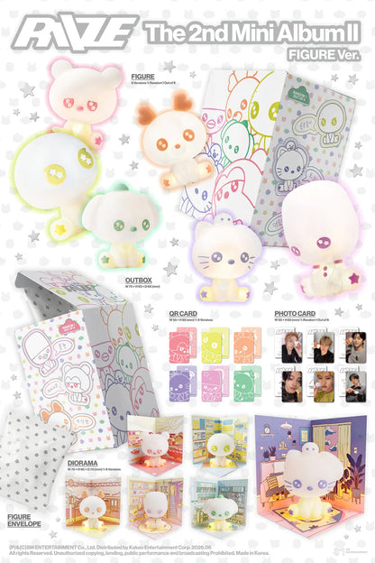 (PRE-ORDER) RIIZE - 2nd MINI ALBUM [II] (FIGURE VER.) (6 VERSIONS) RANDOM