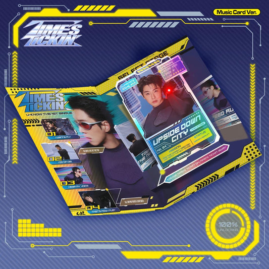 (PRE-ORDER) U-KNOW YOONHO - 1ST SINGLE ALBUM [TIME'S TICKIN'] (MUSIC CARD VER.)