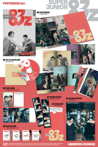 (PRE-ORDER) SUPER JUNIOR-83Z - 1ST MINI ALBUM [PROMISE] (PHOTOBOOK VER.)