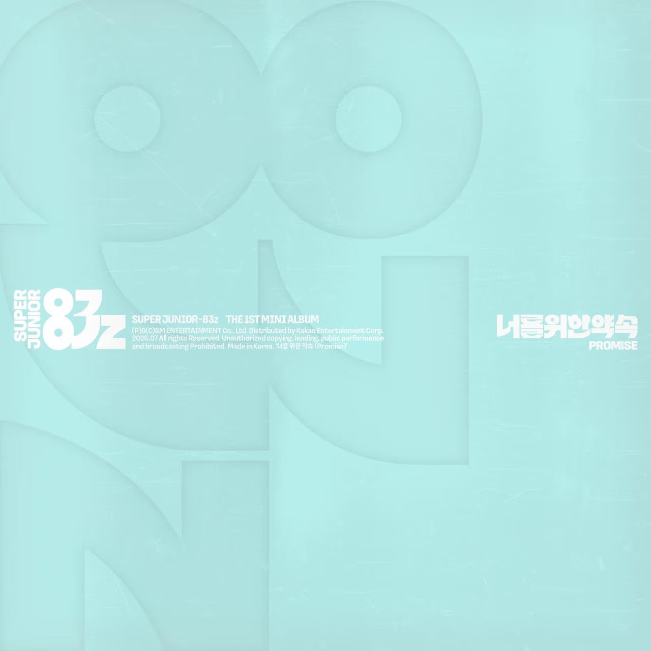 (PRE-ORDER) SUPER JUNIOR-83Z - 1ST MINI ALBUM [PROMISE] (POSTER VER.)