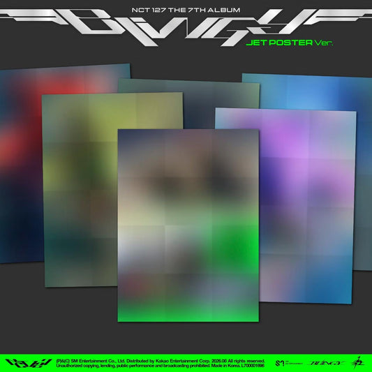 (PRE-ORDER) NCT 127 - 7TH ALBUM [BLINGY] (JET POSTER VER.) (6 VERSIONS) RANDOM