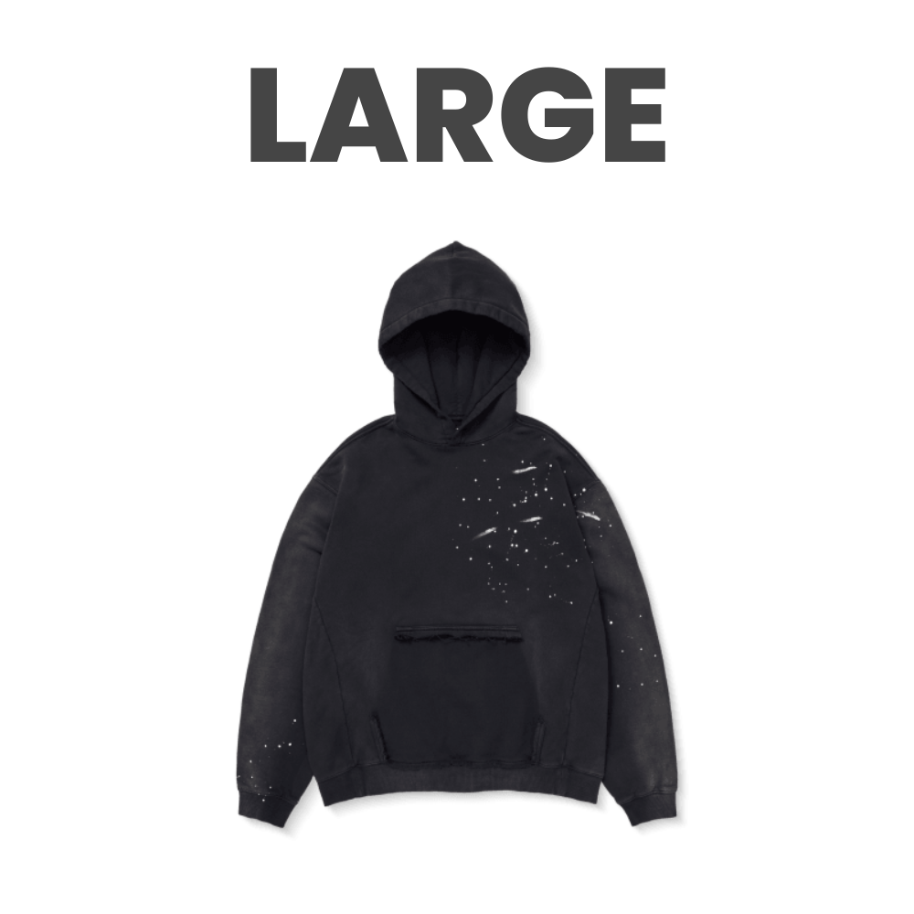 (PRE-ORDER) BTS - BLACK HOODIE - LightUpK