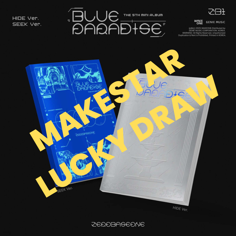 [MAKESTAR LUCKY DRAW] [ONLINE ONLY] ZEROBASEONE - 5TH MINI ALBUM [BLUE PARADISE] (2 VERSIONS) - LightUpK