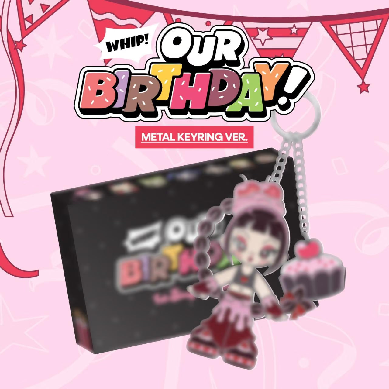 (PRE-ORDER) OURBIRTHDAY - 1ST SINGLE ALBUM [OUR BIRTHDAY] METAL KEYRING VER. (RANDOM)