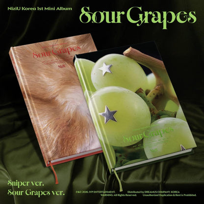 (PRE-ORDER) NIZIU - 1ST MINI ALBUM [SOUR GRAPES] (2 VERSIONS) RANDOM