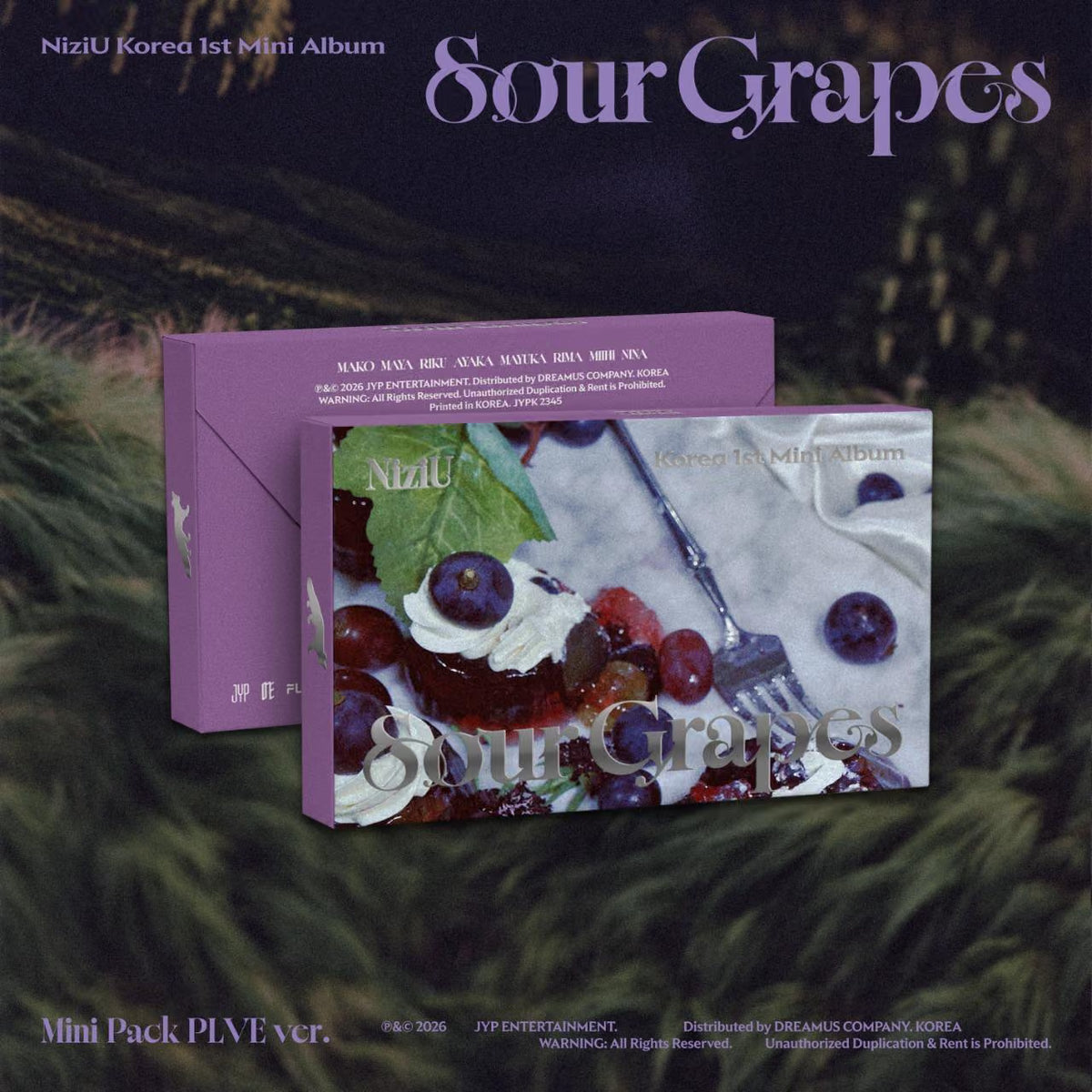 (PRE-ORDER) NIZIU - 1ST MINI ALBUM [SOUR GRAPES] MINI PACK PLVE VER.