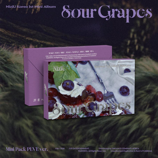 (PRE-ORDER) NIZIU - 1ST MINI ALBUM [SOUR GRAPES] MINI PACK PLVE VER.