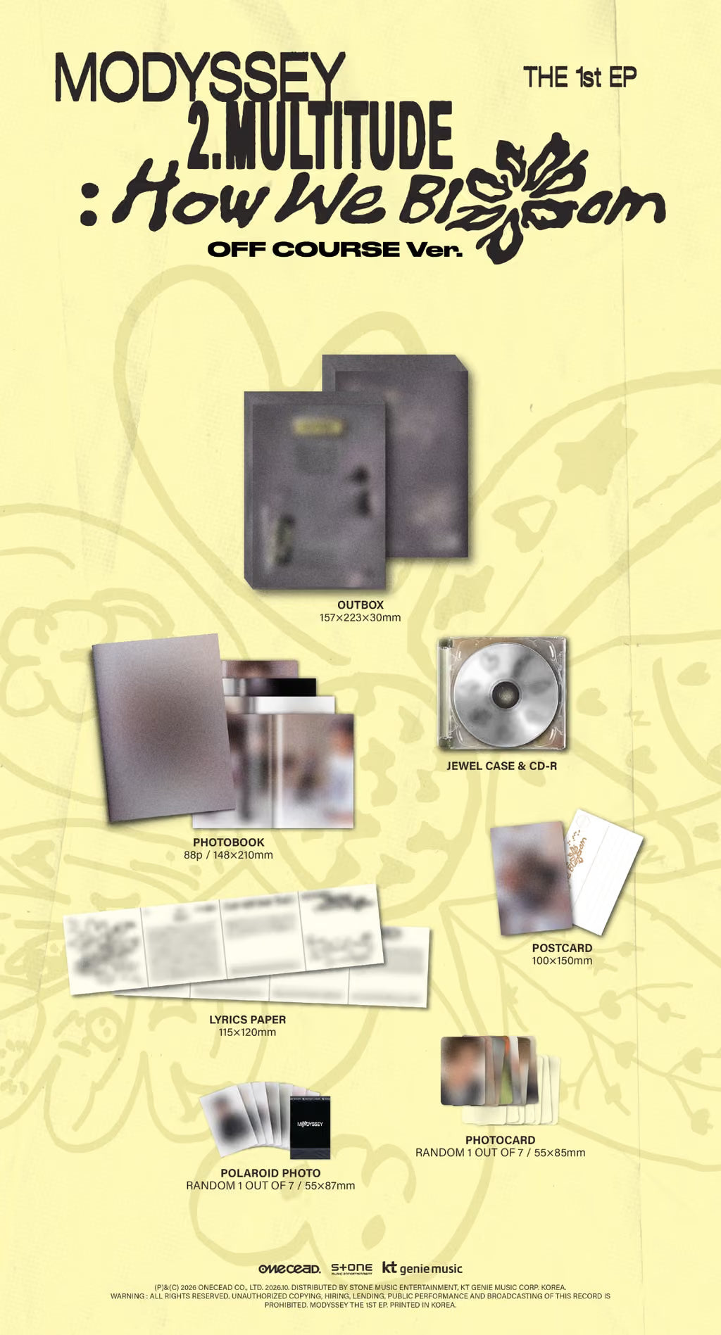 (PRE-ORDER) MODYSSEY - [2.MULTITUDE: HOW WE BLOOM] (2 VERSIONS)