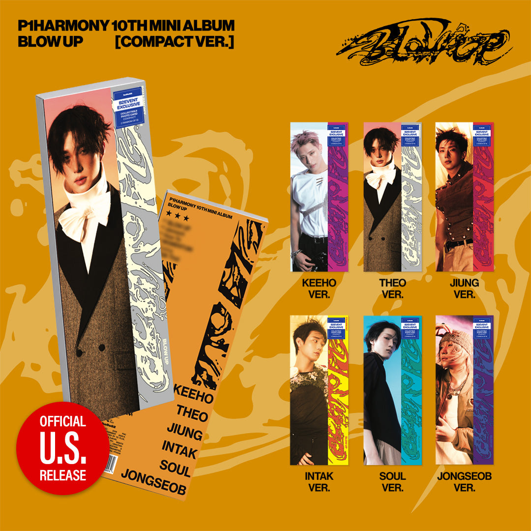 (PRE-ORDER) [hello82] [82EVENT EXCLUSIVE] P1HARMONY - BLOW UP (MEMBER COMPACT) (6 VERSIONS) RANDOM - LightUpK