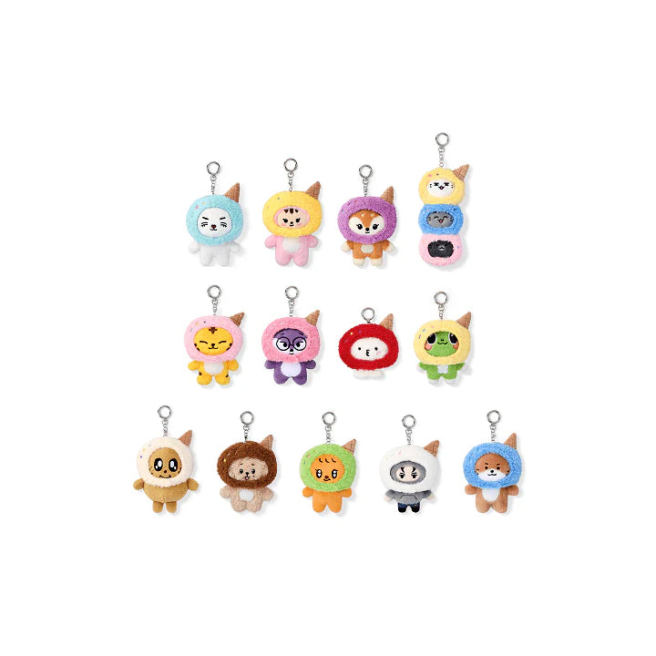 (PRE-ORDER) SEVENTEEN - ICE CREAM WITH MINITEEN CHARACTER POP UP OFFICIAL MD PLUSH KEYRING (13 VERSIONS)