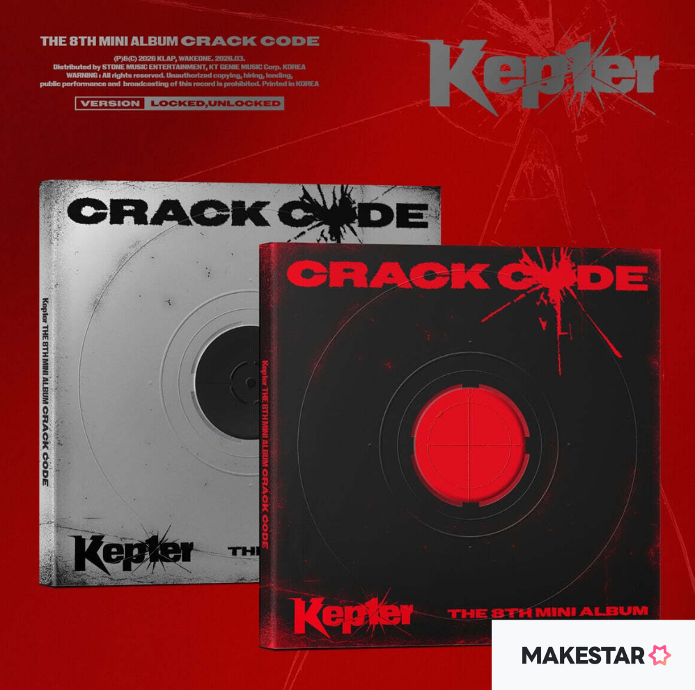 (PRE-ORDER) [MAKESTAR] KEP1ER - THE 8TH MINI ALBUM [CRACK CODE] (2 VERSIONS) - LightUpK