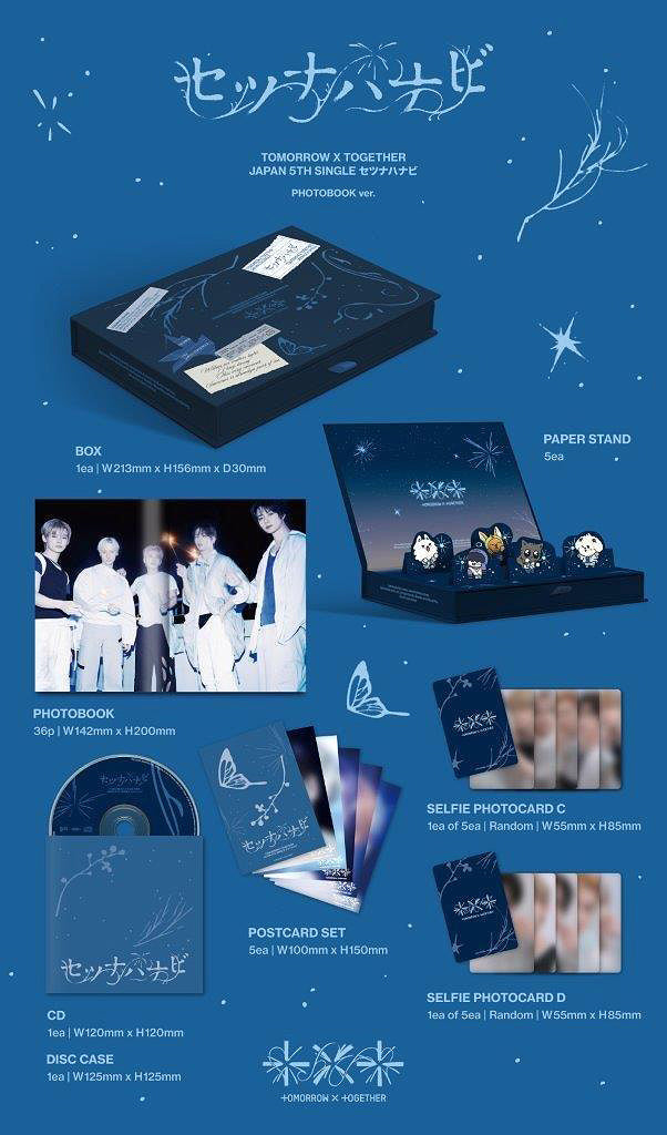 (PRE-ORDER) TOMORROW X TOGETHER (TXT) - JP 5TH SINGLE [SETSUNA HANABI] (PHOTOBOOK EDITION)