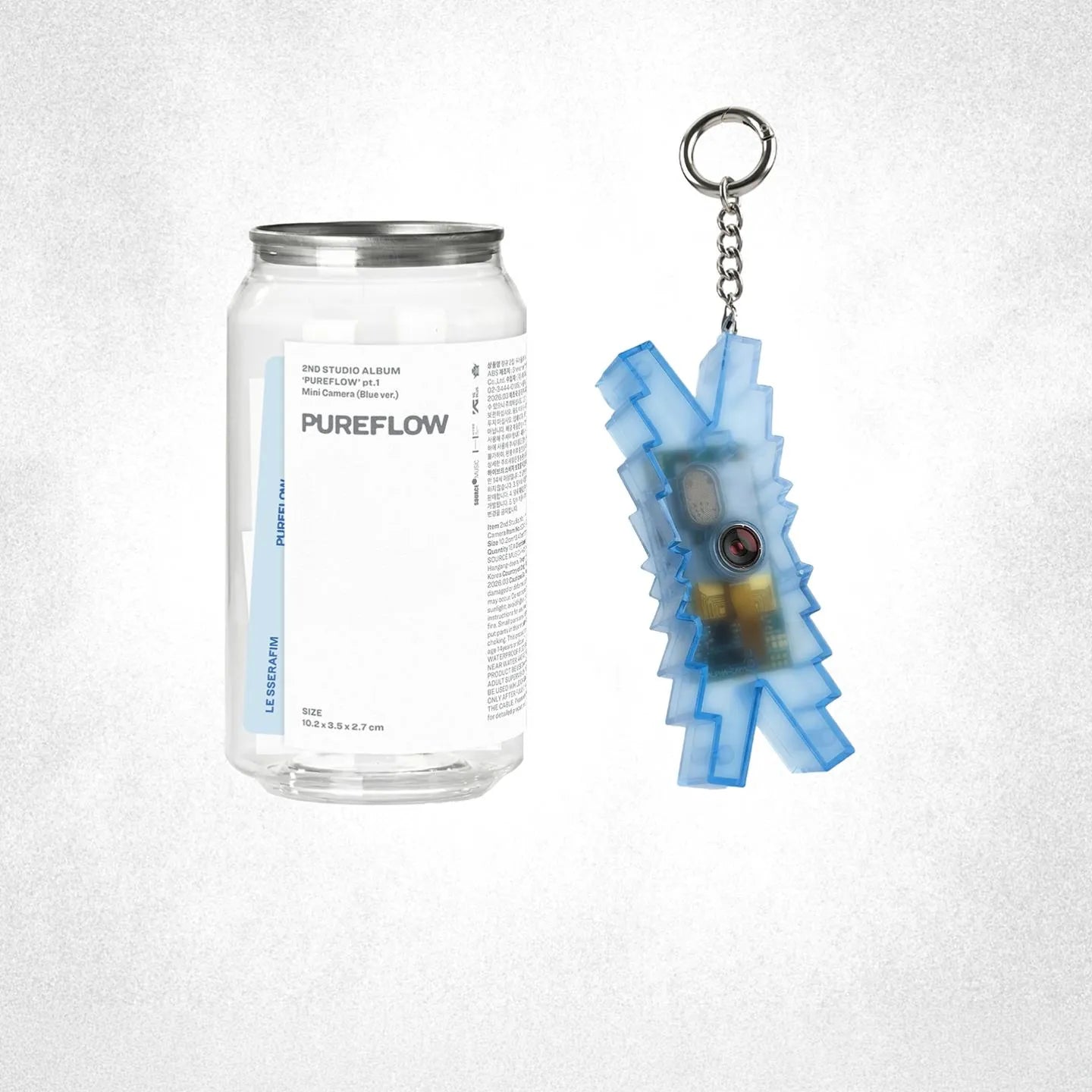 (PRE-ORDER) LE SSERAFIM - 2ND STUDIO ALBUM [PUREFLOW PT.1] (MINI CAMERA VER.) (2 VERSIONS) - LightUpK